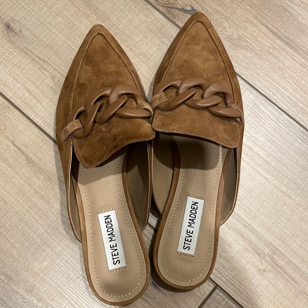 Steve Madden mules brown
